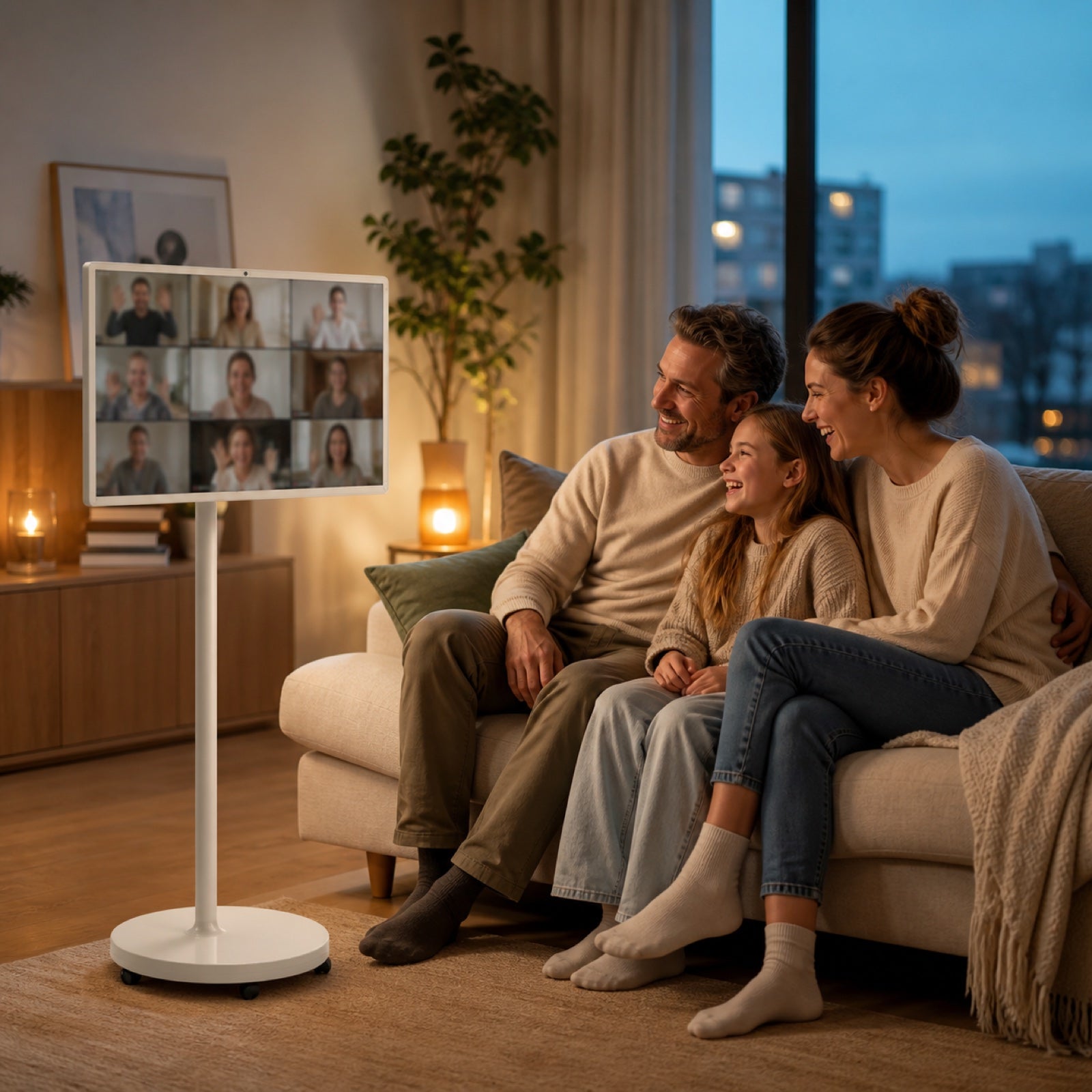 GFF mobile smart screen used during family time